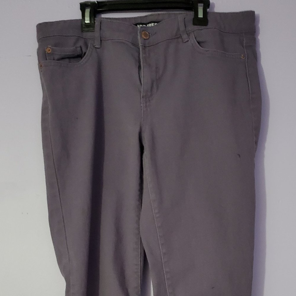 Joe Fresh Slim purple jeans